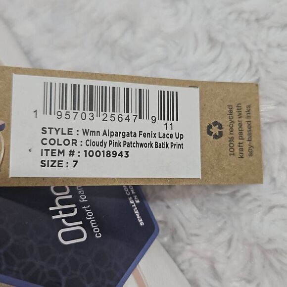 Tom's Alpargata Womens Size 7 Fenix Tie Dye sneaker cloudy pink patchwork batik - Picture 9 of 9